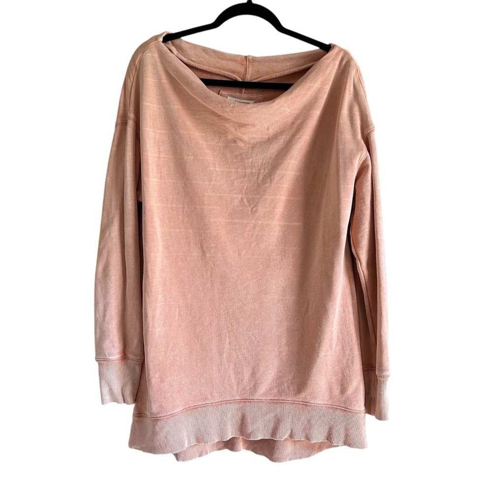 Anthropologie Pilcro Coral Donna Tunic Pullover Sweatshirt Size Medium